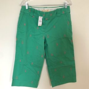J Crew Nautical Chino Crops